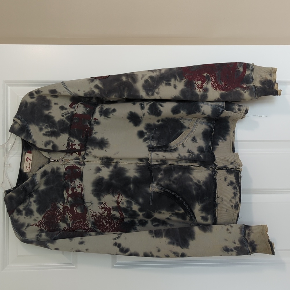 SEVEN7 Size Large Vintage Women's Hooded Sweatshirt